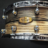 USED_​​MCCA1465S_C_#1010_Music_City_Custom_-USA_Solid_Ash_Shell_Snare_Drums_14×6_5_[Hand-rubbed_Two_Tone_Ash_w_Ebony_Inlay]_03