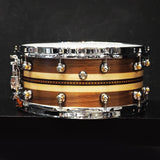USED_​​MCCW1465S_C_#1008_Music_City_Custom_-USA_Solid_Walnut_Shell_Snare_Drums_14×6_5_[Quartersawn_Sycamore_Chevron_with_Ebony_Borders]_02