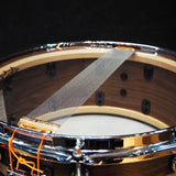 USED_​​MCCW1465S_C_#1008_Music_City_Custom_-USA_Solid_Walnut_Shell_Snare_Drums_14×6_5_[Quartersawn_Sycamore_Chevron_with_Ebony_Borders]_08