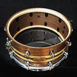 USED_​​MCCW1465S_C_#1008_Music_City_Custom_-USA_Solid_Walnut_Shell_Snare_Drums_14×6_5_[Quartersawn_Sycamore_Chevron_with_Ebony_Borders]_09