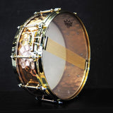 USED_​​BZH-5014DHBR_[Hammered_Bronze_Shell_Snare_Drum_14×5]_05