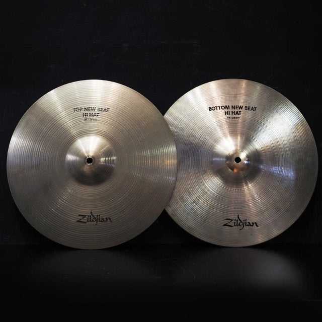 USED_​​80s_A_Zildjian_New_Beat_HiHat_14__pair_[Top__1024g___Bottom__1418g]_01