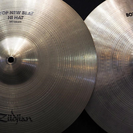 USED_​​80s_A_Zildjian_New_Beat_HiHat_14__pair_[Top__1024g___Bottom__1418g]_06