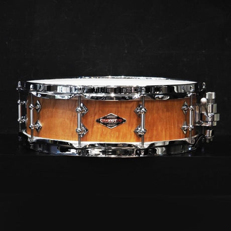 USED_​​Custom_Shop_Solid_Curly_Maple_Shell_Snare_Drum_14x4_5_[Manufactured_in_2015___Includes_Craviotto_logo_case]_01