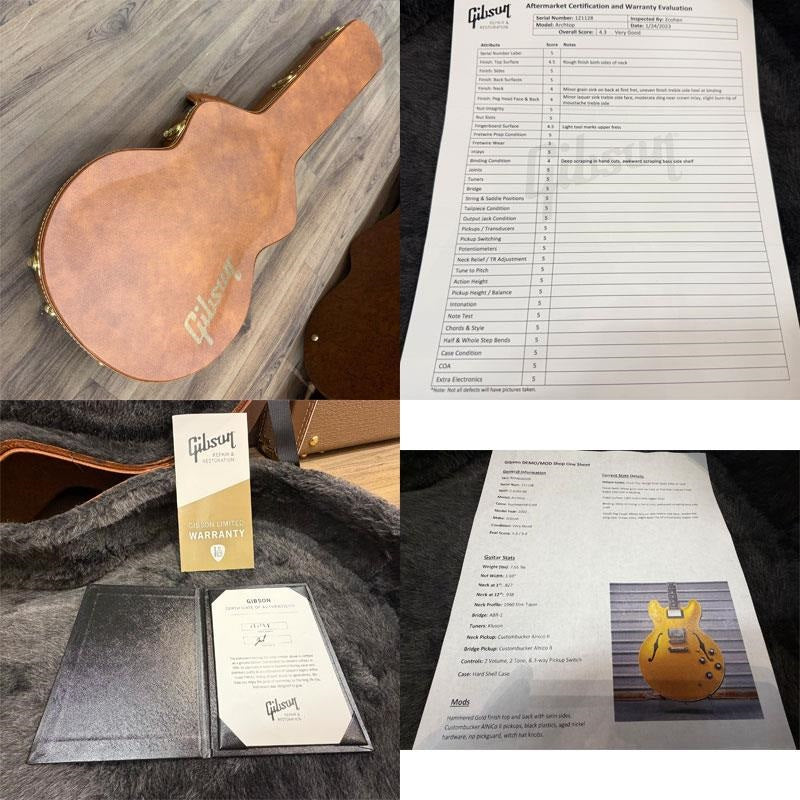 USED_​​Gibson_Archtop_(Hammered_Gold)_Demo_&_Mod_Shop_[SN_121128]_08