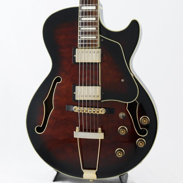 USED_​​AG95-DBS-12-04_(Dark_Brown_Sunburst)_[SN_S13091670]_Ibanez_01