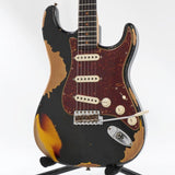 USED_​​2021_Limited_Edition_1961_Stratocaster_Heavy_Relic_Aged_Black_over_3-Tone_Sunburst_Roasted_Maple_Neck_2023_[SN__CZ566964]_01