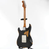 USED_​​2021_Limited_Edition_1961_Stratocaster_Heavy_Relic_Aged_Black_over_3-Tone_Sunburst_Roasted_Maple_Neck_2023_[SN__CZ566964]_04