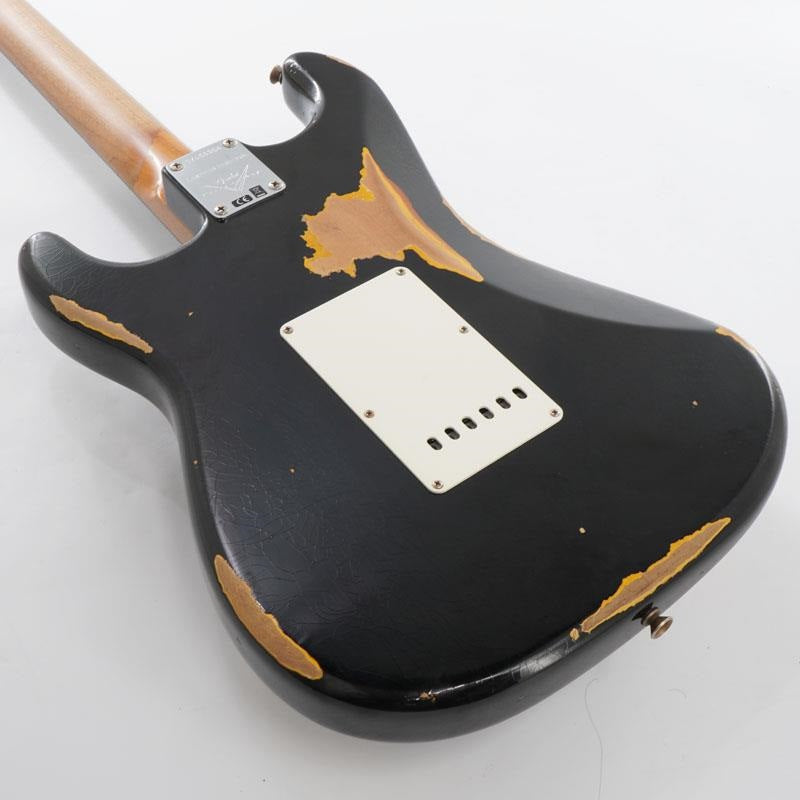 USED_​​2021_Limited_Edition_1961_Stratocaster_Heavy_Relic_Aged_Black_over_3-Tone_Sunburst_Roasted_Maple_Neck_2023_[SN__CZ566964]_08