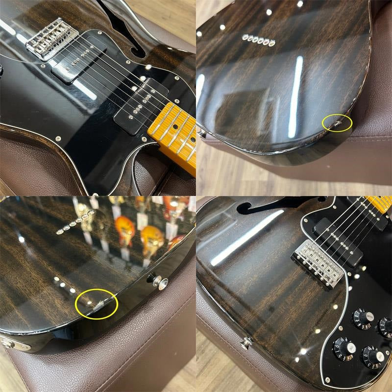 USED_​​Modern_Player_Telecaster_Thinline_Deluxe_(Black_Transparent)_[SN_CGF1407802]_Fender_10