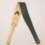 [Domestic_Genuine_Leather_Strap]_HORWEEN_(Black)___STANDARD___M-Size_(Tail_strap_for_acoustic-electric_guitars)_04