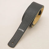 [Domestic_Genuine_Leather_Strap]_SHRINK_(White)___SLIM___M-Size_(Tail_strap_for_acoustic-electric_guitars)_01