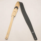 [Domestic_Genuine_Leather_Strap]_SHRINK_(White)___SLIM___M-Size_(Tail_strap_for_acoustic-electric_guitars)_03