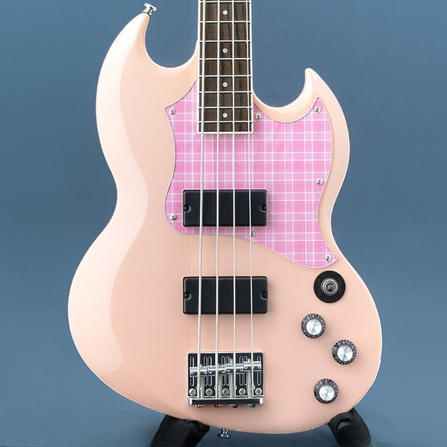 USED_​​ESP_x_BanG_Dream!_Rimi_Ushigome_Signature_Model_BanG_Dream!_VIPER_BASS_Rimi_(Rimi_Pink)_01