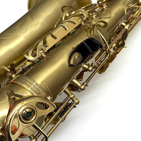 USED_​​Alto_Saxophone_Selmer_SA-80II_Brushed_Satin_with_Engraving，_S_N_581xx8__[Shipped_after_adjustment_&_setup]_[5-year_free_key_balance_adjustment]_09