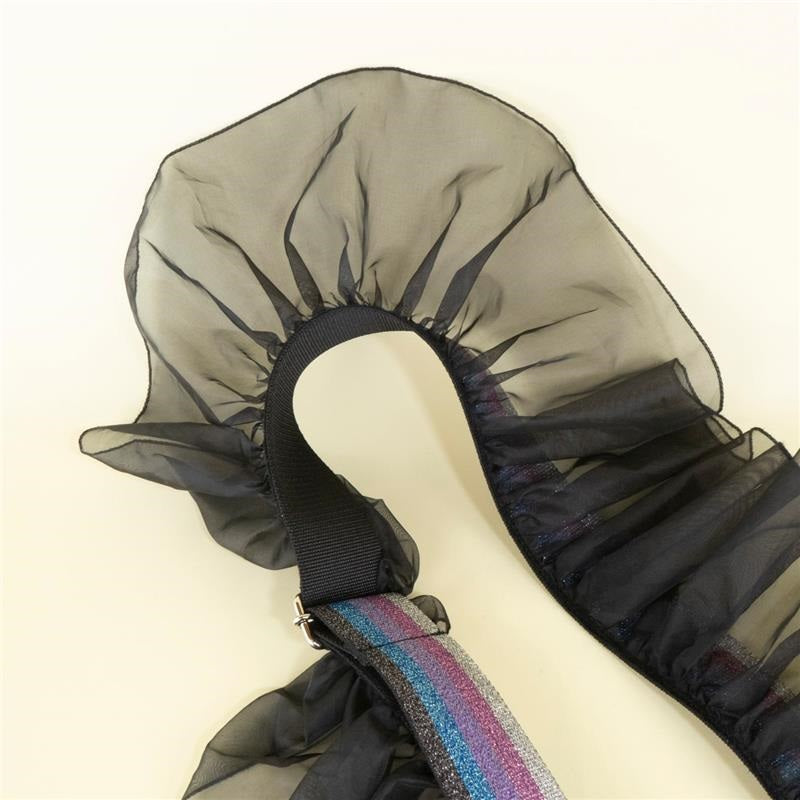 Glitter_Rainbow_Black_Frill_Guitar_Strap_(Purple)_03