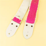 Reversible_Sequin_Guitar_Strap_-_Pink_&_Green_07