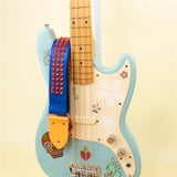 Neon_Leather_x_Studs_Guitar_Strap_S_—_Blue_x_Red_02