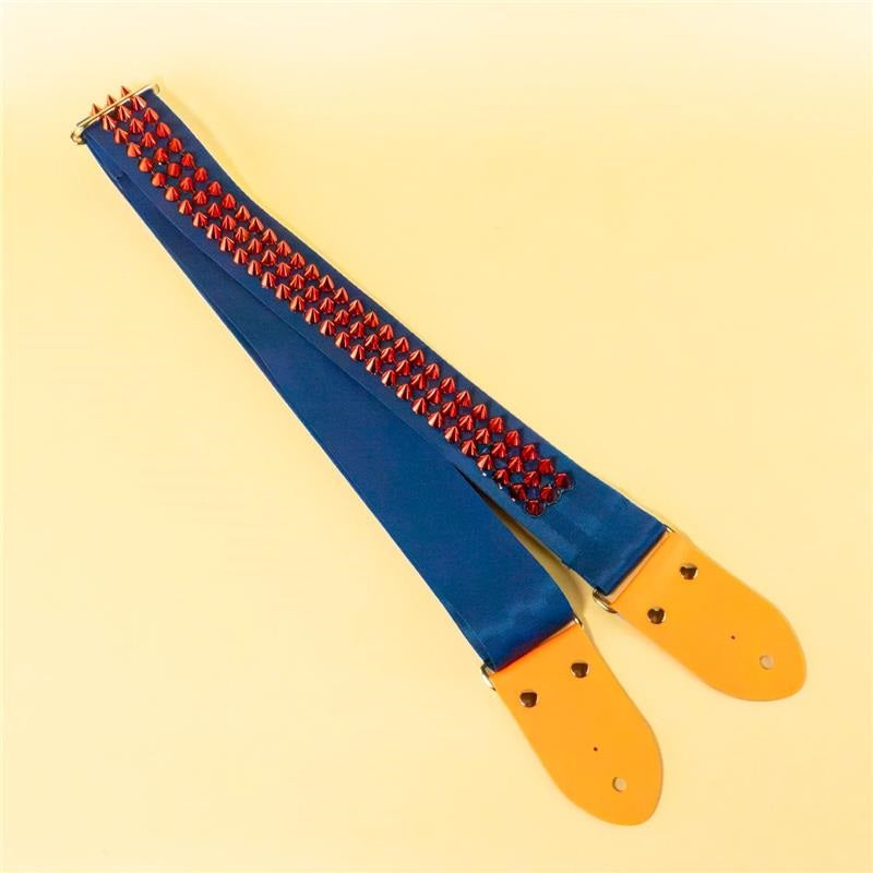 Neon_Leather_x_Studs_Guitar_Strap_S_—_Blue_x_Red_06