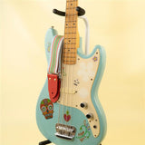 【KIDS】Colorful_Stripe_Guitar_Strap_1_-_Red_02