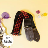 Heavy_Metal_Kids_Studded_Guitar_Strap_S_-_Black_&_Devil_Red_01