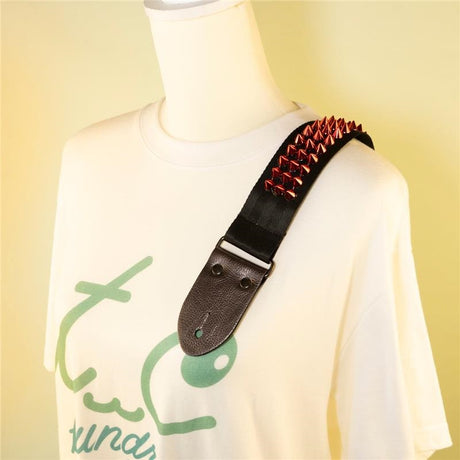 Heavy_Metal_Kids_Studded_Guitar_Strap_S_-_Black_&_Devil_Red_02