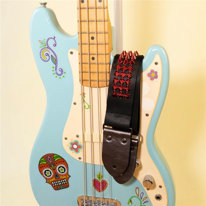 Heavy_Metal_Kids_Studded_Guitar_Strap_S_-_Black_&_Devil_Red_03