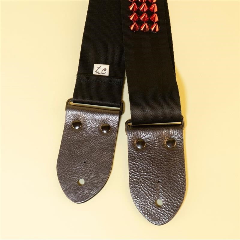 Heavy_Metal_Kids_Studded_Guitar_Strap_S_-_Black_&_Devil_Red_07