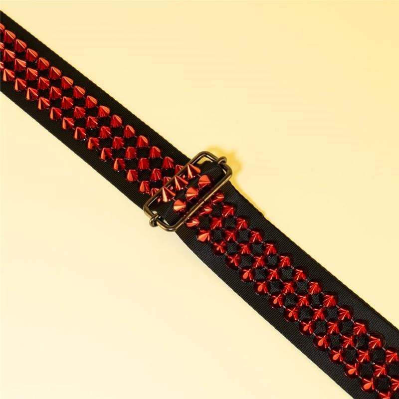 Heavy_Metal_Kids_Studded_Guitar_Strap_S_-_Black_&_Devil_Red_08
