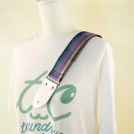 Not_Slip_Not_Lame_Rainbow_&_Silver_Dot_Guitar_Strap_(dot)_02