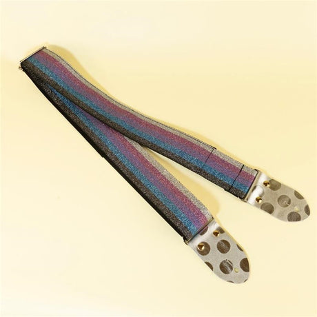Not_Slip_Not_Lame_Rainbow_&_Silver_Dot_Guitar_Strap_(dot)_04