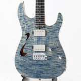 USED_​​DST-Hollow24_Mahogany_Limited_(Trans_Blue_Denim)_[SN_032986]_T's_Guitars_01