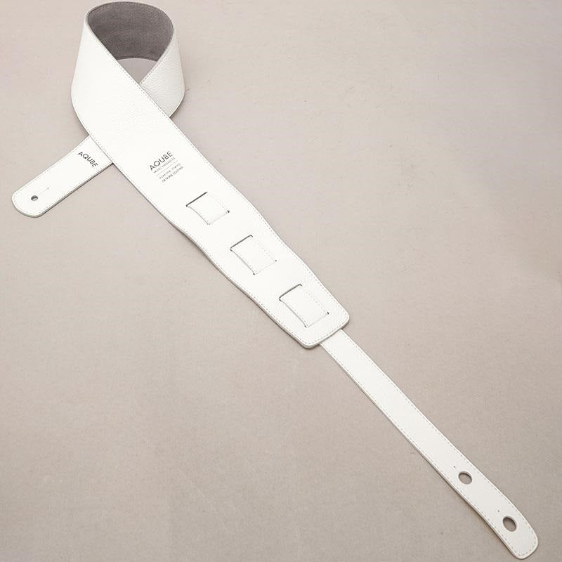 [Domestic_Genuine_Leather_Strap]_SHRINK_(White)___STANDARD___M-Size_(Tail_strap_for_acoustic-electric_guitars)_02