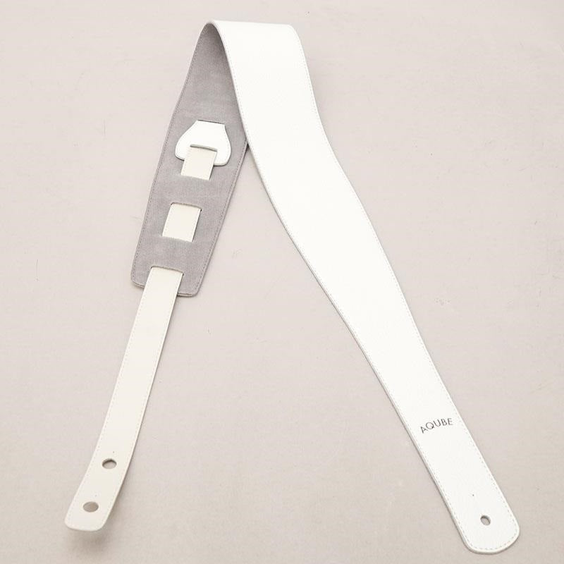 [Domestic_Genuine_Leather_Strap]_SHRINK_(White)___STANDARD___M-Size_(Tail_strap_for_acoustic-electric_guitars)_03