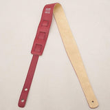 [Domestic_Genuine_Leather_Strap]_SHRINK_(Bordeaux)___SLIM___M-Size_(Tail_Strap_for_Acoustic-Electric_Guitars)_04