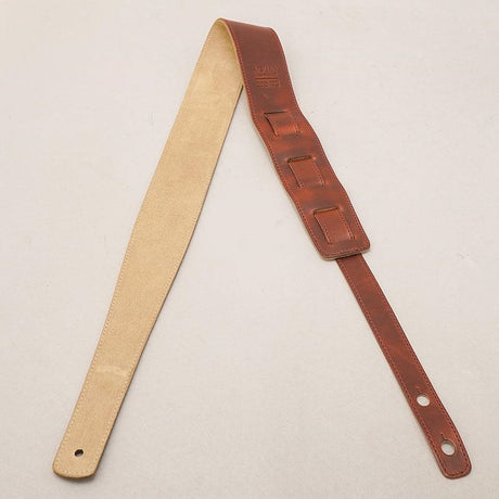 [Domestic_Genuine_Leather_Strap]_HORWEEN_(Timber)___SLIM___M-Size_(Tail_Strap_for_Acoustic-Electric_Guitars)_04