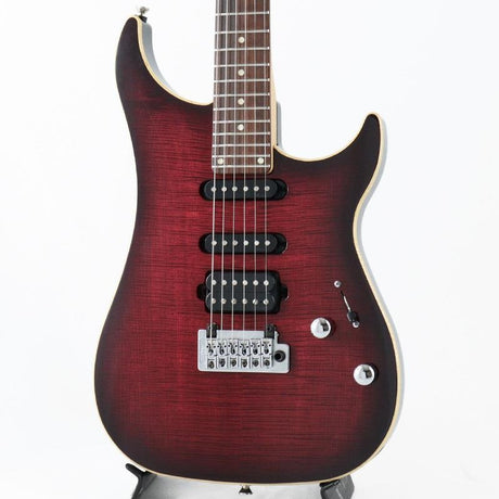 USED_​​VE6-CVU2_Excalibur_Ultra_Blues_HSS_Vibrato_(Deep_Burgundy)_[SN_100182]_Vije_01