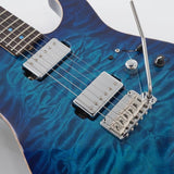 USED_​​JAPAN_Studio_Elite_HD_Quilt_Maple_Top_White_Limba_Rosewood_(Transparent_Blue_Burst)[SN__J25022]_09