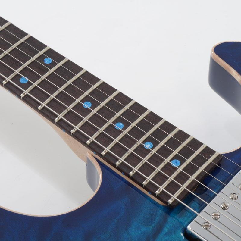 USED_​​JAPAN_Studio_Elite_HD_Quilt_Maple_Top_White_Limba_Rosewood_(Transparent_Blue_Burst)[SN__J25022]_10