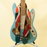 Vintage_Kimono_Obi_Wave_Flower_Guitar_Strap_C_02