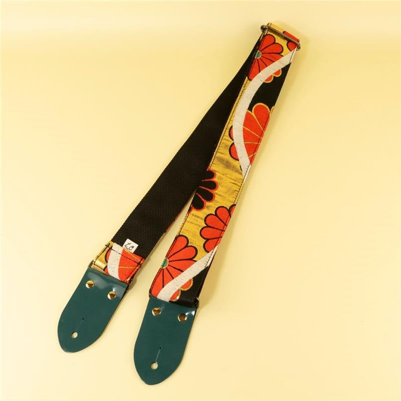 Vintage_Kimono_Obi_Wave_Flower_Guitar_Strap_C_07