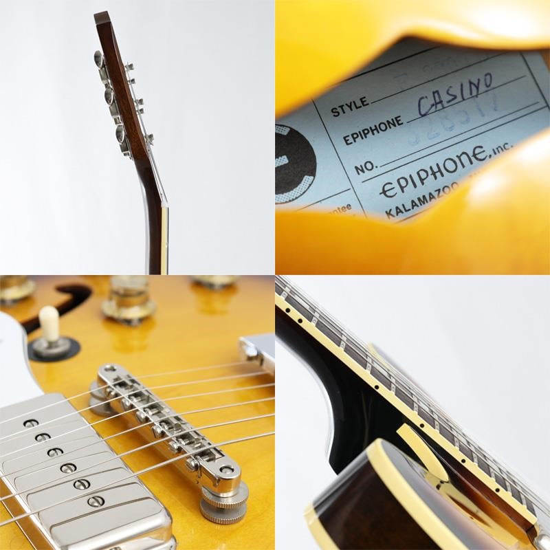 USED_​​E-230TD_CASINO_'64_Reissue_(Vintage_Sunburst)_[SN_328517]_Epiphone_10