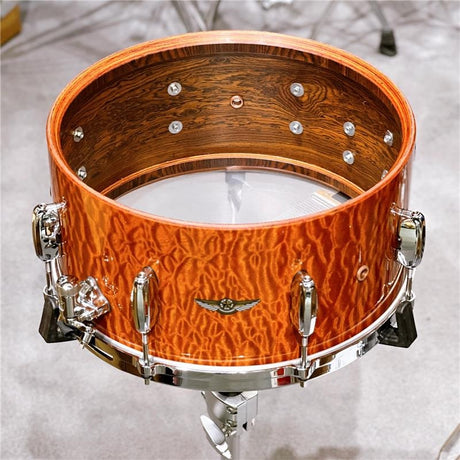 USED_​​Used_item_TBSP147-GNS_[Star_Bubinga_Snare_Drum___14×7][Quilted_Sapele_&_Cordia]_03