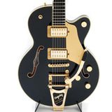 USED_​​Professional_Collection_Broadkaster_Jr__LX_Center_Block_with_String-Thru_Bigsby_and_Gold_Hardware_(Midnight_Sapphire_Ebony)_[SN__JT25020747]_01