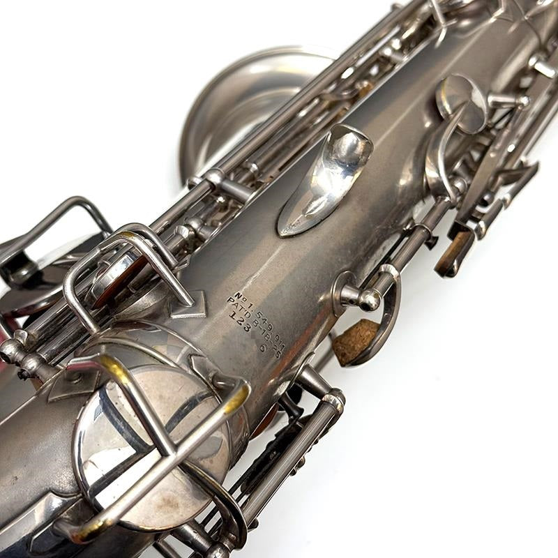 Vintage_Alto_Saxophone_1929's_King_Voll-True_S_N_123xx6_[Sold_as_is，_no_warranty]_09