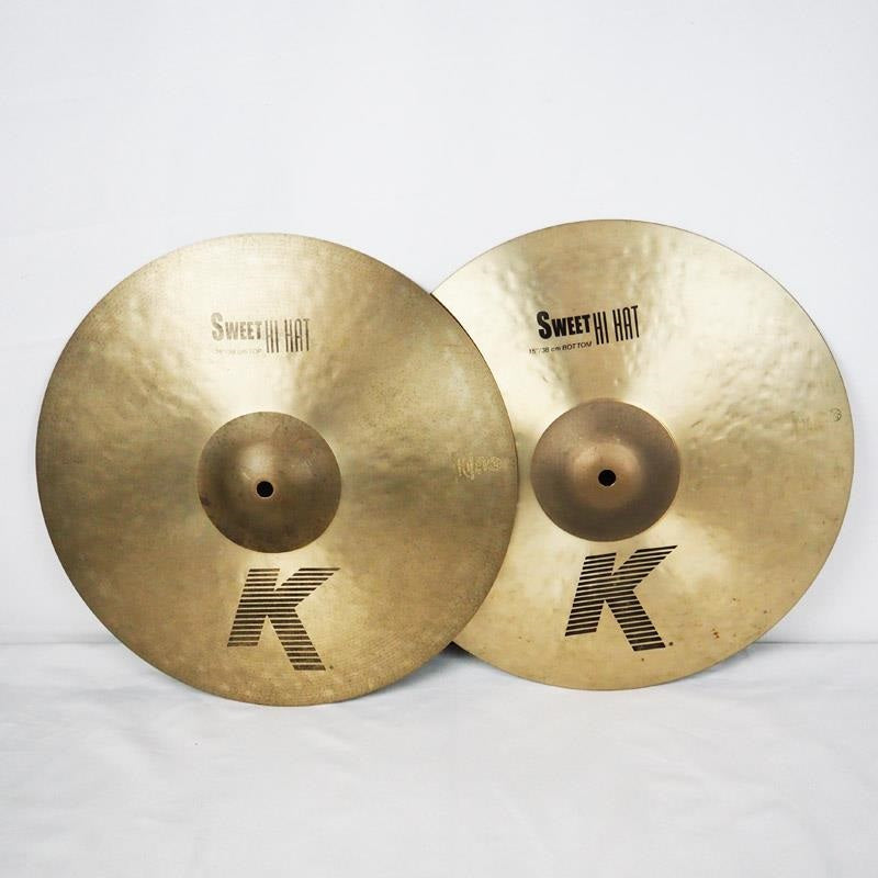 USED_​​K_Zildjian_Sweet_HiHat_15_pair_[NKZL15SW_HHT_15SW_HHBM][1132g_1710g]_01