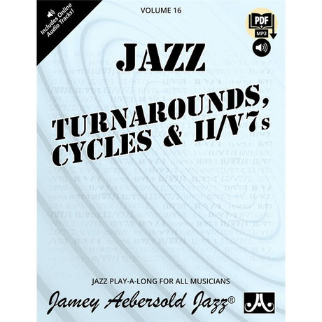 Jamie_Abersold_Jazz_Play_Along_Book_Vol__16__Turnarounds，_Cycles_&_II_V7's__[Autumn_SUPER_SALE]_01