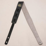 [Domestic_Genuine_Leather_Strap]_COW_HAIR_(Black)___SLIM___M-Size_(Tail_Strap_for_Acoustic-Electric_Guitars)_04