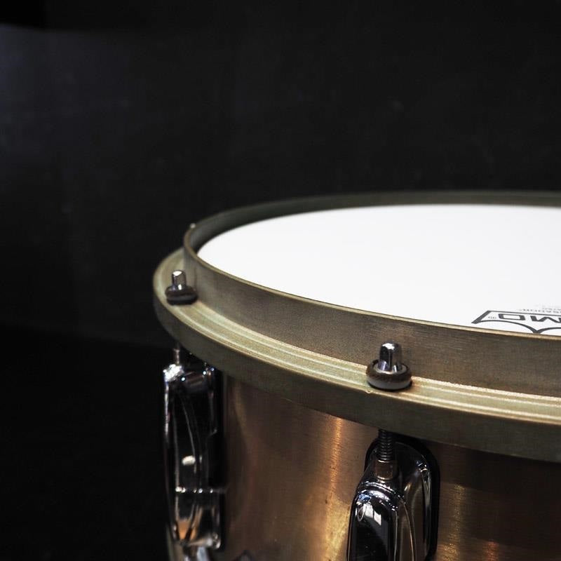 USED_​​90's_PL5325_[Power_Metal_Series_Bell_Brass_Snare_Drum_14×6_5_Made_In_Japan]_08