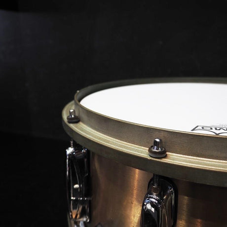 USED_​​90's_PL5325_[Power_Metal_Series_Bell_Brass_Snare_Drum_14×6_5_Made_In_Japan]_08